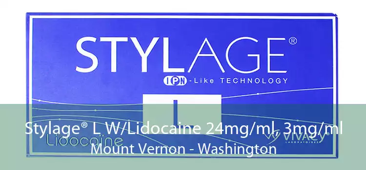 Stylage® L W/Lidocaine 24mg/ml, 3mg/ml Mount Vernon - Washington